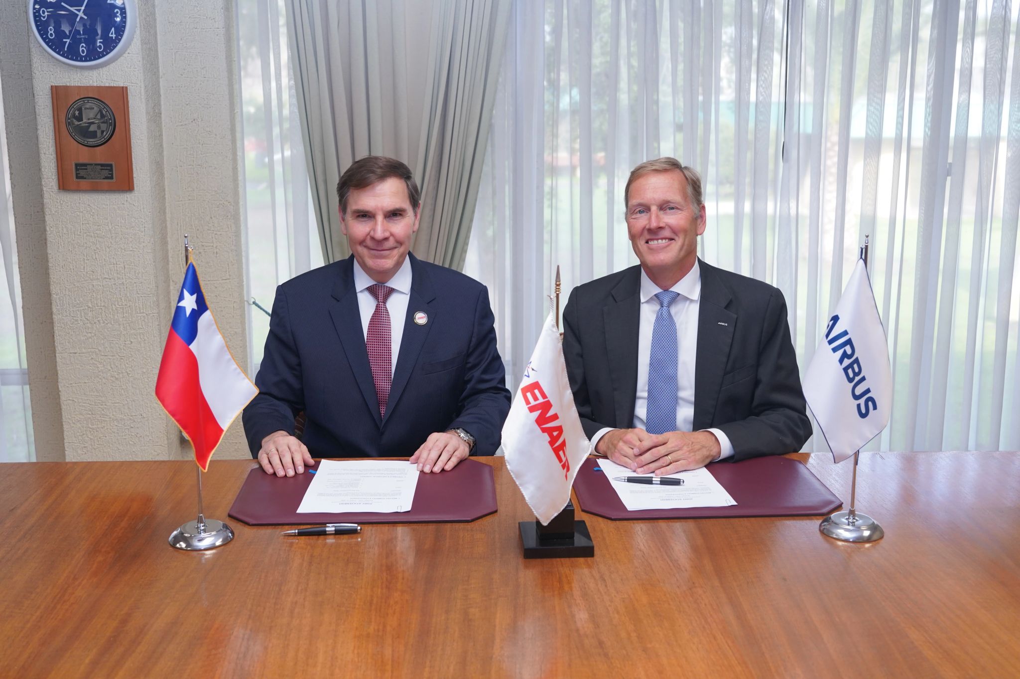 ENAER Y AIRBUS FIRMAN ACUERDO DE COLABORACIÓN ESTRATÉGICA EN SANTIAGO