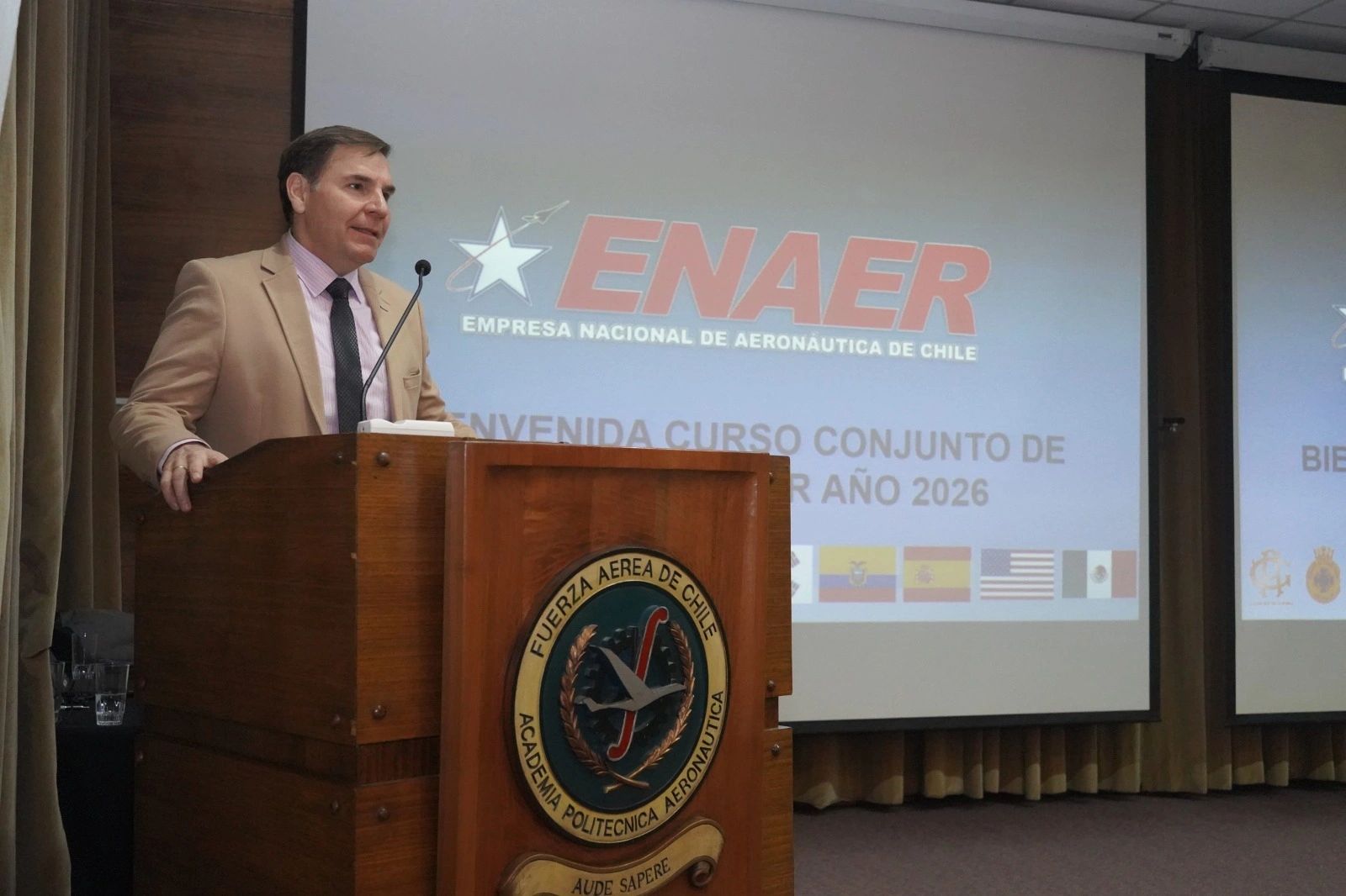 ENAER RECIBIÓ LA VISITA DEL CURSO CONJUNTO DE ESTADO MAYOR 2026