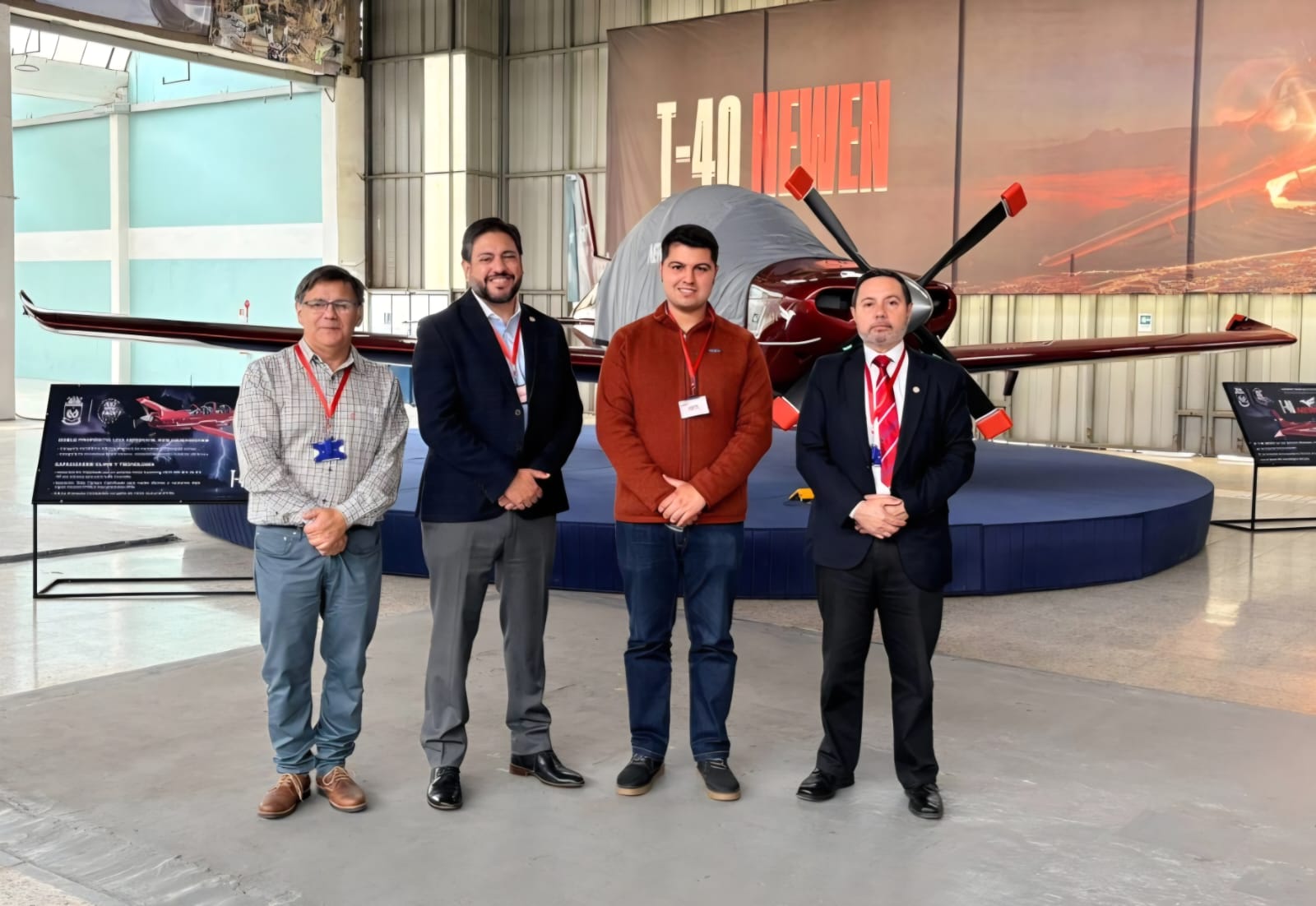 PROFESIONALES DEL MAGÍSTER EN SEGURIDAD, DEFENSA Y RELACIONES INTERNACIONALES DE LA ANEPE REALIZAN VISITA ESTRATÉGICA A ENAER